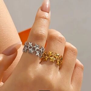 Gold Star Ring